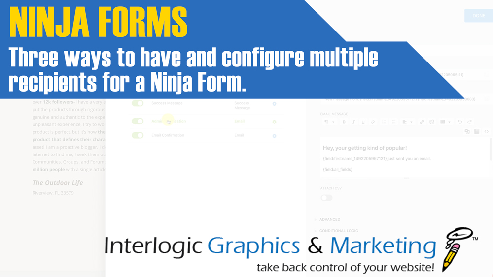 Multiple Recipients in Ninja Forms