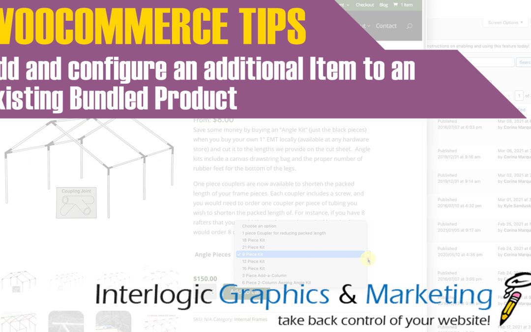 Products: Add an Item to a Bundled Product